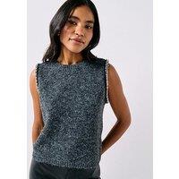 Vero Moda Vmfirenze Knitted Vest - Grey