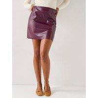 Vero Moda Vmnelly Mini Skirt - Burgundy