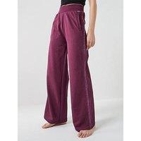 Boss Flared Leg Jogger Pants - Dark Pink