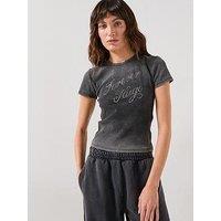 Hugo Short Sleeve Slim Fit T-Shirt - Black