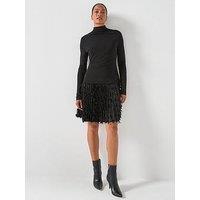 Boss Ecicla Textured Midi Dress - Black