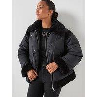 Boss Pajuna Puffer Coat - Black
