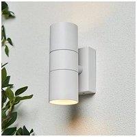Leto Ip65 2Lt Gu10 Wall Light White