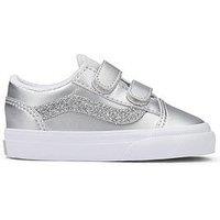 Vans Toddler Old Skool Velcro Trainers - Grey