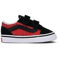 Vans Toddler Old Skool Velcro Trainers - Multi