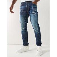 Alessandro Zavetti Artiglio Slim Fit Jeans - Dark Blue