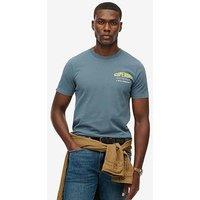 Superdry Mountain Relaxed T-Shirt - Blue