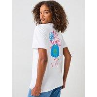 Vans Womens Talk Talk Oversized T-Shirt - White