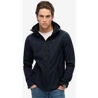 Superdry Hooded Soft Shell Trekker Jacket - Navy