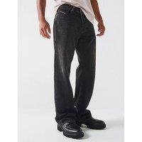 Diesel D-Eeper Relaxed Straight Fit Jeans - Dark Grey