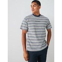 Vans Mens Cameron Stripe Short Sleeve Knit T-Shirt - Multi