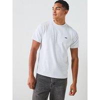 Vans Mens Left Chest Short Sleeve T-Shirt - Light Grey