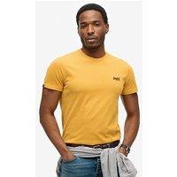Superdry Essential Logo Embroidered T-Shirt - Yellow
