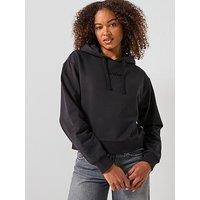 Vans Womens Essential French Terry Relaxed Hoodie - Black