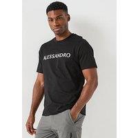 Alessandro Zavetti Calcio Graphic T-Shirt - Black