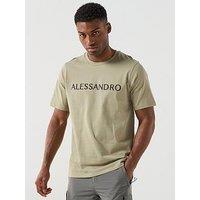 Alessandro Zavetti Calcio Graphic T-Shirt - Grey