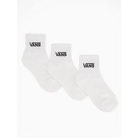 Vans Junior Classic Half Crew Socks - White