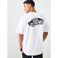 Vans Mens Style 76 Oversized Short Sleeve T-Shirt - White/Black