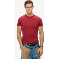 Superdry Essential Logo Embroidered T-Shirt - Red