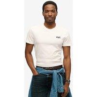 Superdry Essential Contrast Embroidered T-Shirt - White