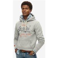 Superdry Vintage Heritage Relaxed Hoodie - Grey