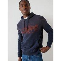 Superdry Lo-Fi Outdoors Relaxed Hoodie - Navy