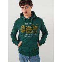 Superdry Vintage Duo Classic Hoodie - Green