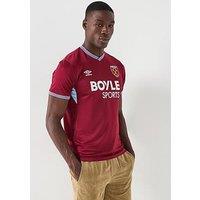 Umbro Mens West Ham Home Football Shirt - Claret