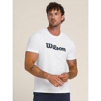 Wilson Mens Tennis Easy Street T-Shirt - White