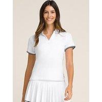 Wilson Womens Tennis Club Polo - White