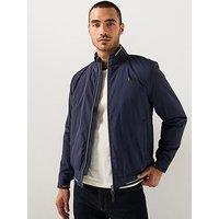 Hackett Heritage Logo Blouson Jacket - Blue