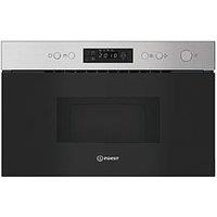 Indesit Im K12 Xuk - Built-In Microwave With Grill - Silver