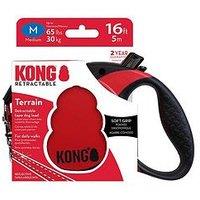 Kong Terrain Retractable Red Leash - Medium