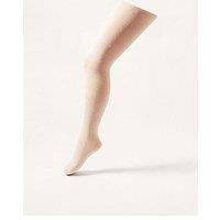 Monsoon Girls Bridal Spot Tights - Light Cream