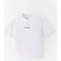 Jack & Jones Junior Boys Badge Short Sleeve T-Shirt - White