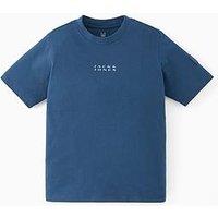 Jack & Jones Junior Boys Badge Short Sleeve T-Shirt - Blue