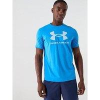 Under Armour Mens Training Sportstyle Logo T-Shirt - Blue