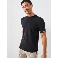 Dsquared2 Dsquared Logo Arm Band Short Sleeve T-Shirt - Black