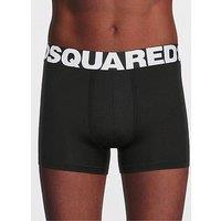 Dsquared2 Dsquared Large Logo Waistband Trunks - Black