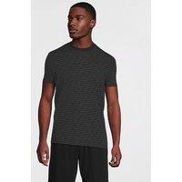 Dsquared2 Dsquared All Over Logo Short Sleeve T-Shirt - Black