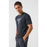 Under Armour Mens Training Project Rock Brahma Bull T-Shirt - Black