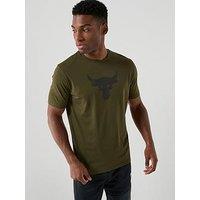 Under Armour Mens Training Project Rock T-Shirt - Green