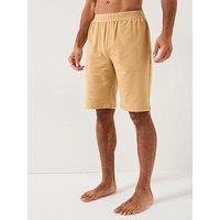 Polo Ralph Lauren Liquid Cotton Tonal Logo Loungewear Shorts - Beige