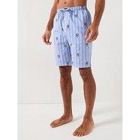 Polo Ralph Lauren All Over Bear Print Woven Pyjama Bottoms - Light Blue