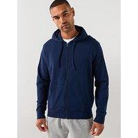 Polo Ralph Lauren Liquid Cotton Tonal Logo Loungewear Hoodie - Navy