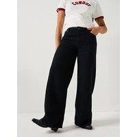 Wrangler World Wide Leg Jeans - Cobalt Crush Black