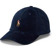 Polo Ralph Lauren Pp Logo Corduroy Cap - Navy
