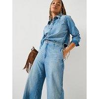 Wrangler Radiating Coverall Jumpsuit - Shimmerstone - Blue