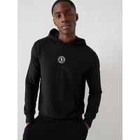 Polo Ralph Lauren Circle Logo Loungewear Hoodie - Black