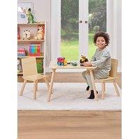 Liberty House Kids Table And Two Chairs Set Natural